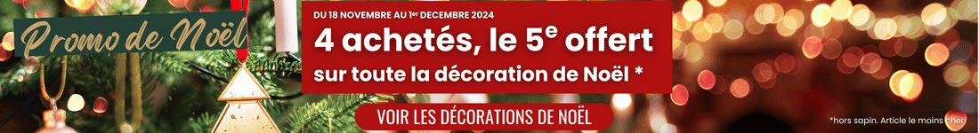 déco de noel offre promo 4=5