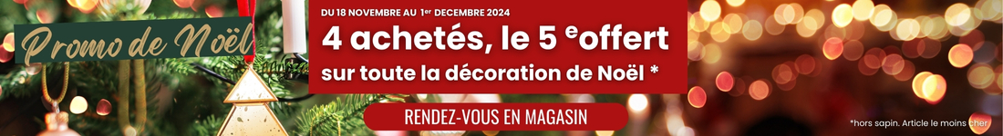 Profitez de l'offre sur les décorations de Noël - Magasin Vert et Point Vert