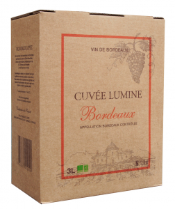 Bordeaux Château Lagrugère - Cuvée Lumine - Bib 3L - BIO - Vin rouge