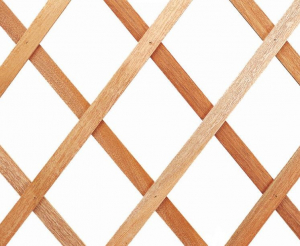 Treillis Bois avec cadre - 180 x 180 cm - Vente en ligne au meilleur prix