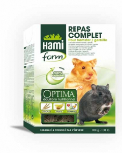 Repas complet pour hamster et gerbille - Hamiform - 900 gr