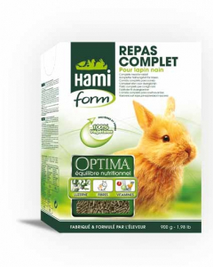 Repas complet pour lapin nain - Hamiform - 900 gr