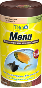 Aliment complet pour poissons d'ornement - Tetra Menu - 250 ml