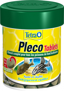 Aliment complet pour poissons de fond herbivores - Tetra Pleco Tablets - 66 ml