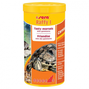 Raffy I nature - Sera - Pour tortues aquatiques, petits reptiles carnivore et amphibiens - Flacon de 1L