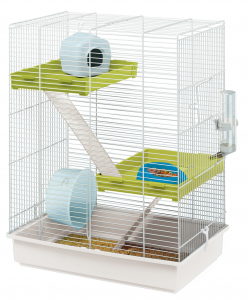 Cage 3 niveaux "Tris" pour hamsters - Ferplast