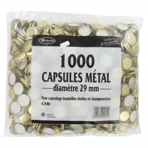 1000 capsules métal - Duhalle - Ø 29 mm
