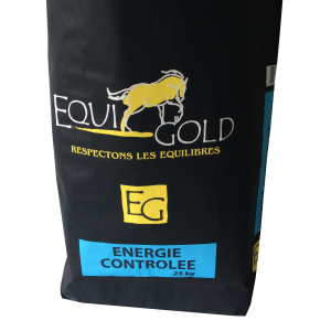 Aliment cheval en granulés Equigold Energie controlée - Sac de 25 kg