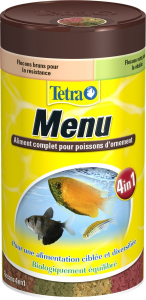 Aliment complet pour poissons d'ornement - Tetra Menu - 100 ml