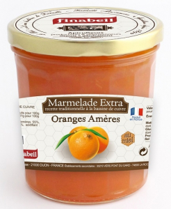 Marmelade extra oranges amères au miel - Finabeil - 375 gr