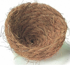 Nid en fibre de coco pour oiseaux - Benelux - 9 x 9 x 6 cm