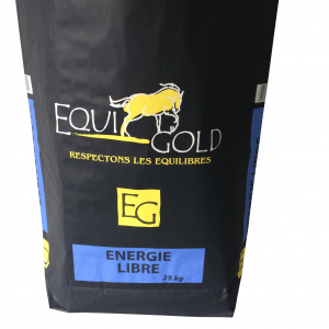 Aliment cheval en granulés Equigold Energie libre - Sac de 25 kg