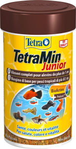 Aliment complet pour alevins de plus de 1 cm - Tetra Min Junior - 100 ml