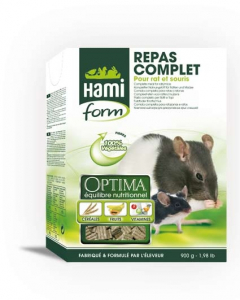 Repas complet pour rat et souris - Hamiform - 900 gr