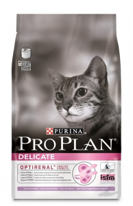 Croquette pour chats adults delicate Optirenal - Proplan - dinde - 3 kg