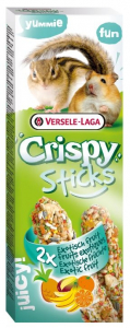 Crispy Sticks Hamsters-Ecureuils Fruits Exotiques - Versele-Laga - 110 g