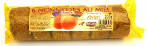 Nonnettes au miel fourrée à la confiture d'abricot - Finabeil - x6 - 200 gr