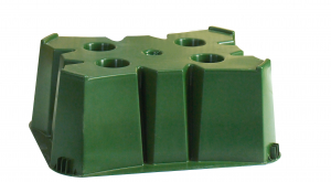 Socle vert pour cuve 500 L BELLI - 60 x 75 x H 30 cm 