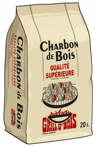 Charbon de bois - La Forestiere du Nord- Premium qualite restaurant - 20l 