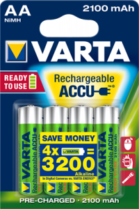 Piles rechargeables AA 2100 MAH - Varta 