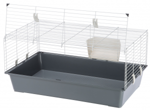 Cage "Rabbit 100 EL" pour lapins et cochons d'Inde - Ferplast