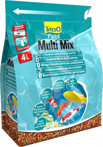 Pond Multi Mix Tetra 4 L - Mélange d'aliments complets pour poissons de bassin