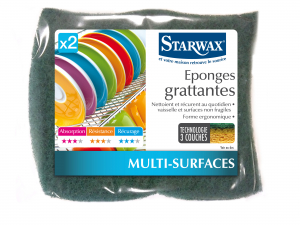Eponge grattante - Starwax - Lot de 2