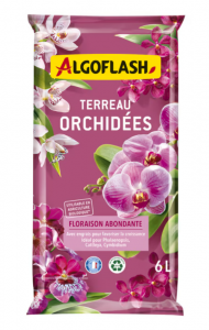 Terreau orchidées - Algoflash - 6 L