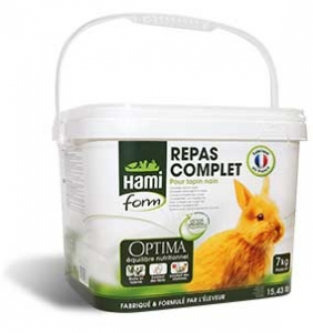 Repas complet pour lapin nain - Hamiform - 7 kg