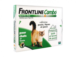 Frontline Combo x 6 - Traitement anti-puces pour chat