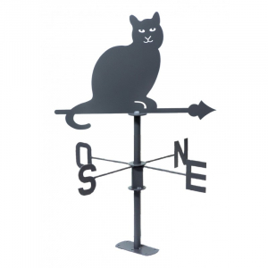 GIROUETTE CHAT GRIS A7021