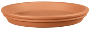 Soucoupe ronde horticole - Deroma - terre cuite - 11 cm