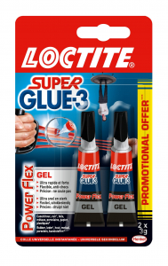 Colle - Loctite - Superglue 3 - Power Flex - x 2 -3g