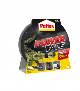 Adhésif extra fort - Pattex - Power Tape - Noir - 10 m 