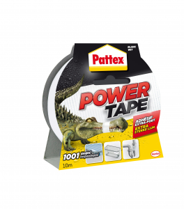 Adhésif extra fort - Pattex - Power Tape - Blanc - 10 m 