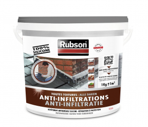 Revêtement anti-infiltrations - Rubson - Noir - 1 kg