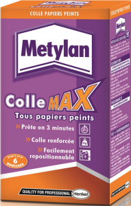 Colle Max - Metylan - Pour tous papiers peints - 200 g 