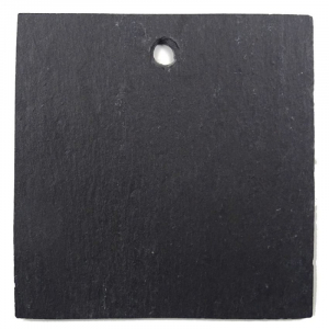Etiquette carrée en ardoise - Comptoir Botanique - 9.5 x 9.5 cm
