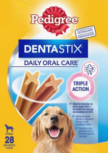 Dentastix bâtonnets hygiène bucco-dentaire pour grands chiens - Pedigree - 28 sticks - 1,08 kg
