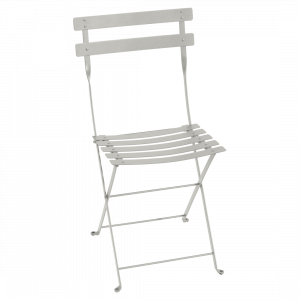 Chaise pliante Bistro - Fermob - Métal - Gris argile
