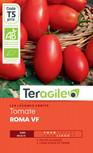 Tomate roma vf bio - Graines - Teragile
