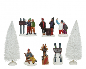 Kit figurines amis - Village de Noël