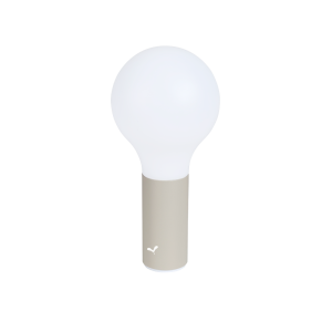 Lampe Aplo H.24 cm - Fermob - Gris argile