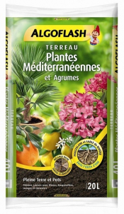 Terreau pour plantes méditerranéennes - Algoflash - 20 L