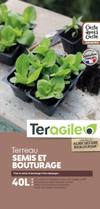 Terreau semis et bouturage Teragile BIOLANDES PIN DECOR - 40 L 