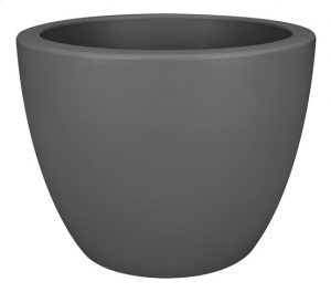 Pot Pure Soft Round Wheels - Elho - gris anthracite - 40 cm