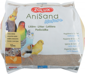 Litière sable anisé 12 kg Anisand Nature pour oiseaux - Zolux