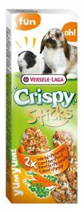 Sticks Crispy Carottes & Persil pour Lapins et Cobayes - Versele-Laga - 110 g