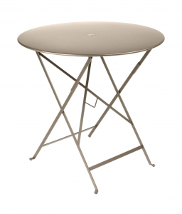 Table pliante Bistro - Fermob - Ø 77 cm - Muscade