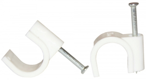 Attaches câbles Pro - Pour câble de Ø 12 mm - x 20 - Blanc